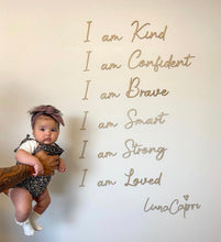 Load image into Gallery viewer, Luna's Mantra Wall Affirmation