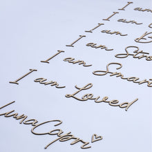 Load image into Gallery viewer, Luna's Mantra Wall Affirmation