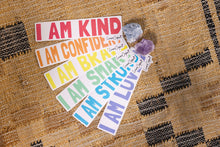 Load image into Gallery viewer, Affirmation Mirror Stickers- FULL SET (Transparent background)
