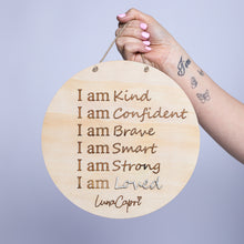 Load image into Gallery viewer, Luna&#39;s Mantra Affirmation Plaque
