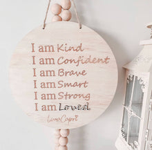Load image into Gallery viewer, Luna&#39;s Mantra Affirmation Plaque
